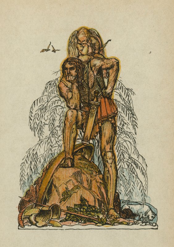 Canciones de Anacreonte (litografía en color) de Otto Friedrich
