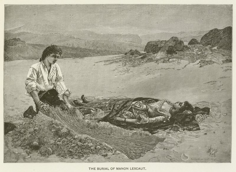 El entierro de Manon Lescaut de Pascal Adolphe Jean Dagnan Bouveret
