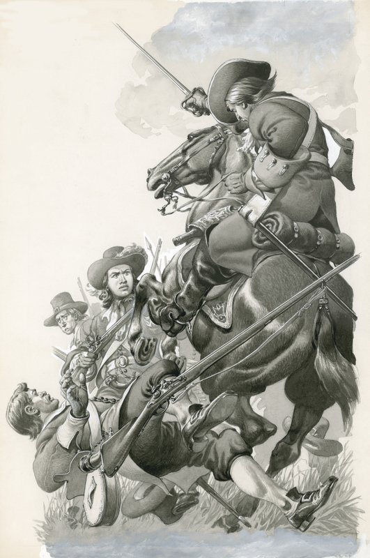 Vientre negro de caballo de Pat (1907-95) Nicolle