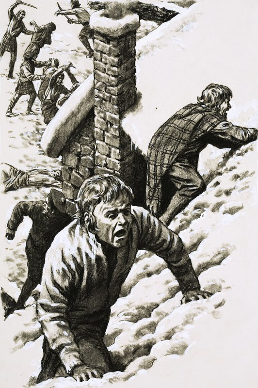 Batalla escocesa sin identificar de Pat (1907-95) Nicolle
