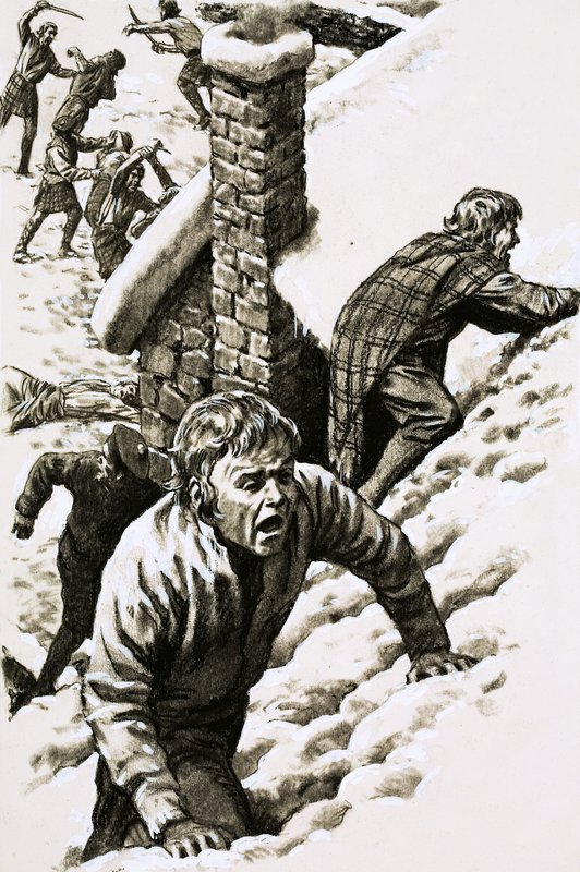 Masacre de Glencoe (gouache sobre papel) de Pat (1907 95) Nicolle