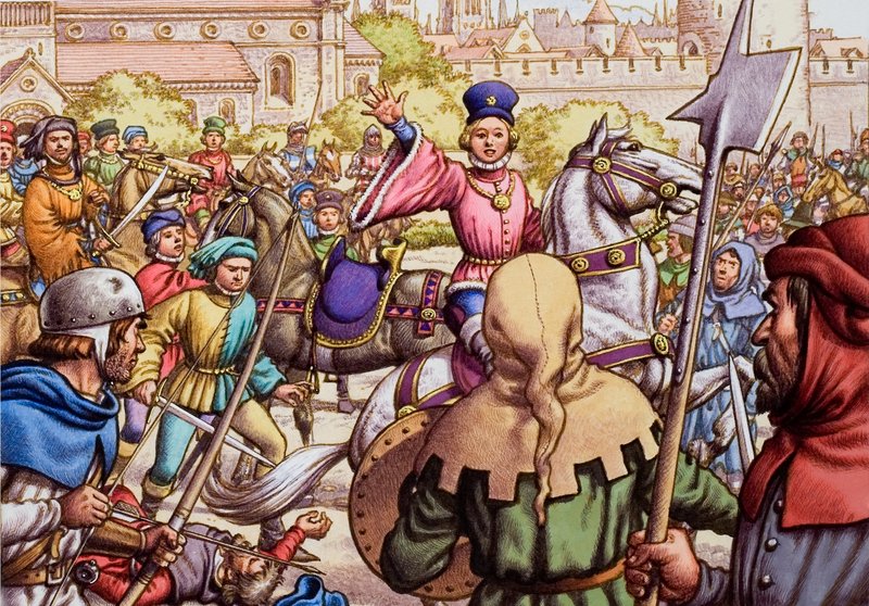 Ricardo II y la revuelta de los campesinos de Pat (1907 95) Nicolle