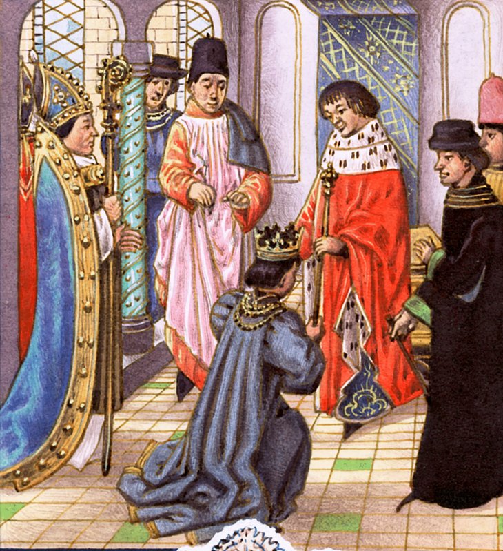 Ricardo II renuncia a su corona en favor de Enrique Bollingbroke, más tarde Enrique IV de Pat (1907 95) Nicolle