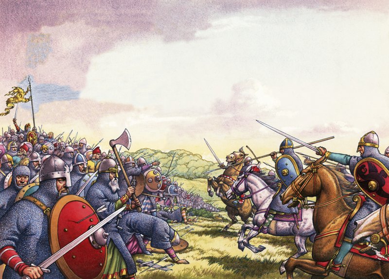 La batalla de Hastings de Pat (1907 95) Nicolle