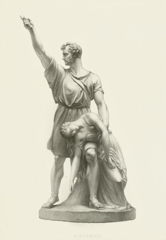 Virginius y su hija de Patrick MacDowell