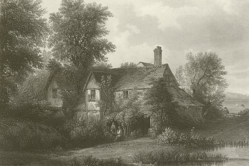Cabaña en Old Hyde Park, Londres de Patrick Nasmyth