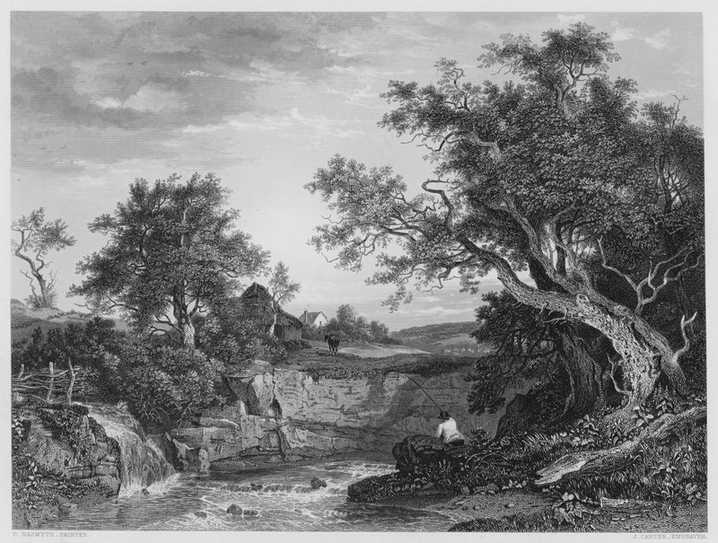 El Rincón del Pescador, del cuadro en la Galería Vernon de Patrick Nasmyth