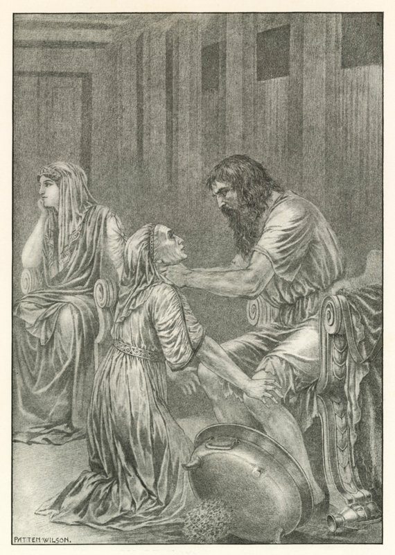 Ilustración para la Odisea de Homero (litografía) de Patten (after) Wilson