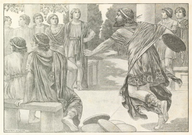 Ilustración para la Odisea de Homero (litografía) de Patten (after) Wilson