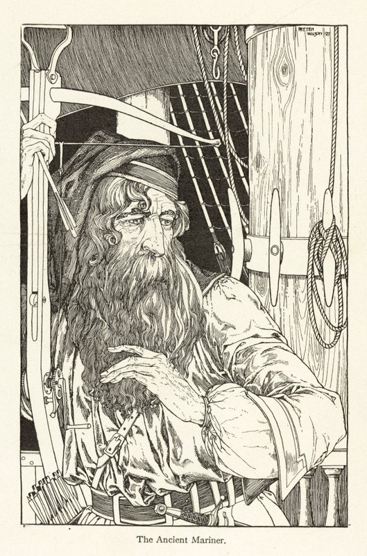 Rime of the Ancient Mariner (grabado) de Patten Wilson
