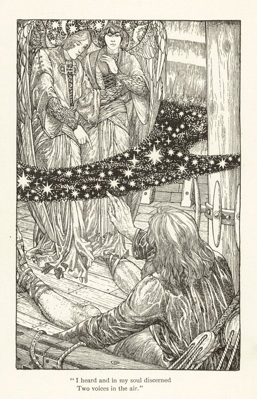 Rime of the Ancient Mariner (grabado) de Patten Wilson
