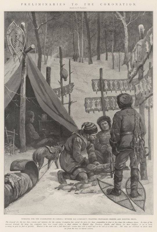 Preliminares a la coronación de Paul Frenzeny