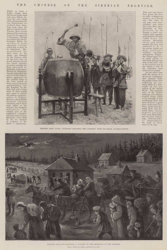 Los Chinos en la Frontera Siberiana de Paul Frenzeny