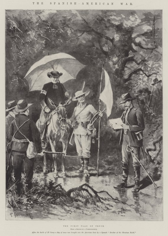 La Guerra Hispanoamericana, la Primera Bandera de Tregua de Paul Frenzeny