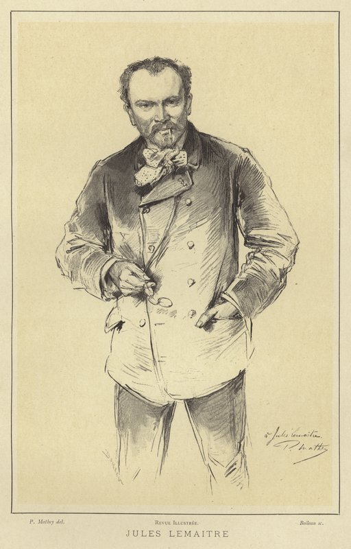 Jules Lemaitre, crítico y dramaturgo francés de Paul Mathey
