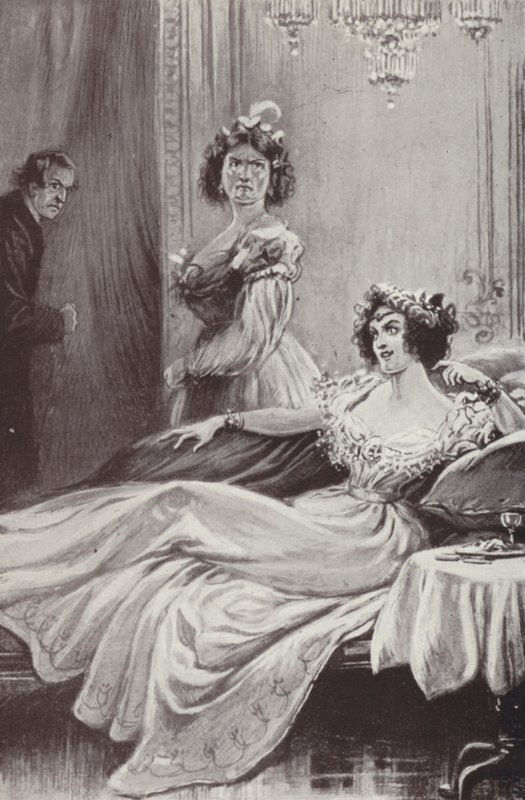 Ilustración para Barchester Towers de Anthony Trollope de Paul (after) Hardy
