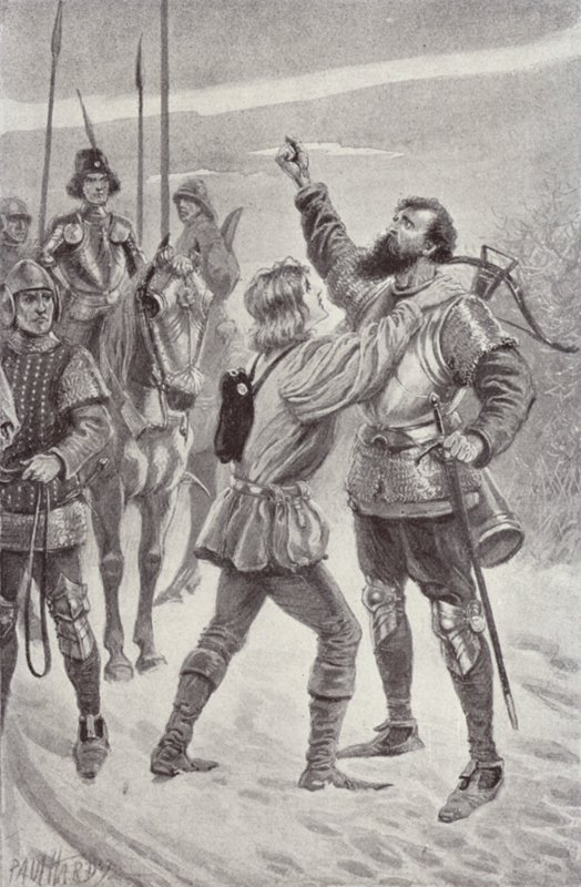 Ilustración para El Claustro y El Hogar de Charles Reade de Paul (after) Hardy