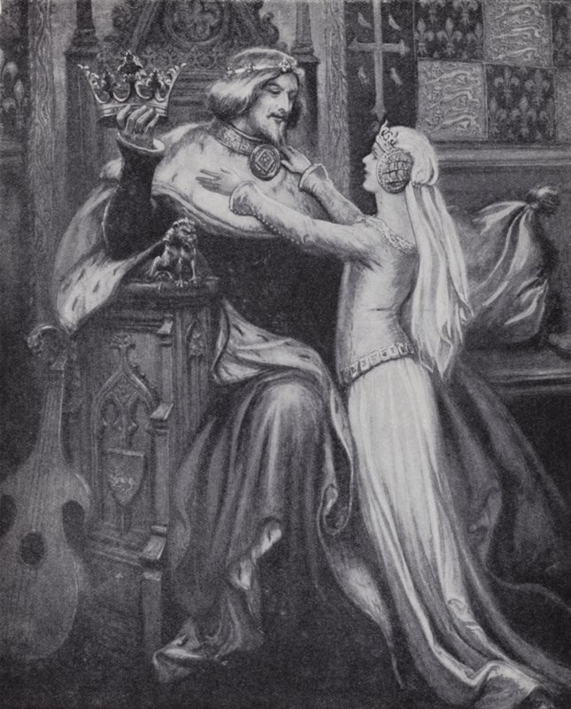 El rey Ricardo II con la joven Isabel de Valois de Paul (after) Hardy