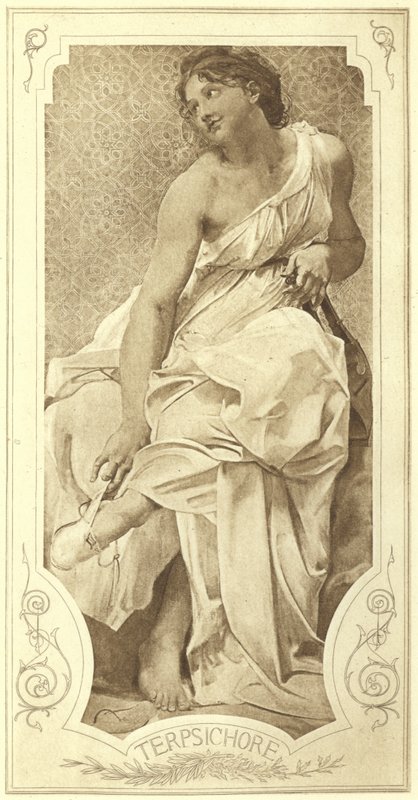 Terpsícore, Musa de la Danza Coral de Paul Baudry