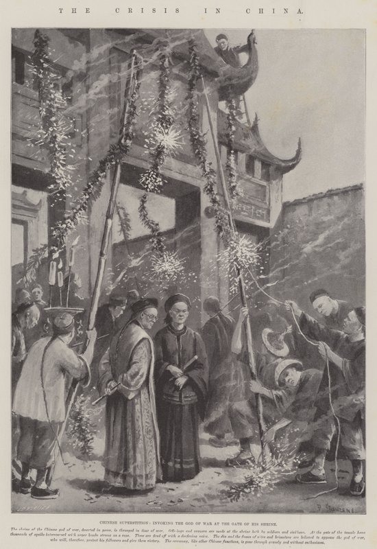 La crisis en China de Paul Frenzeny