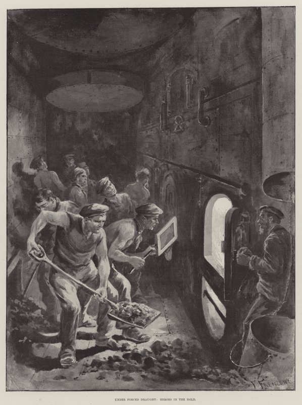 Bajo tiro forzado, héroes en la bodega de Paul Frenzeny