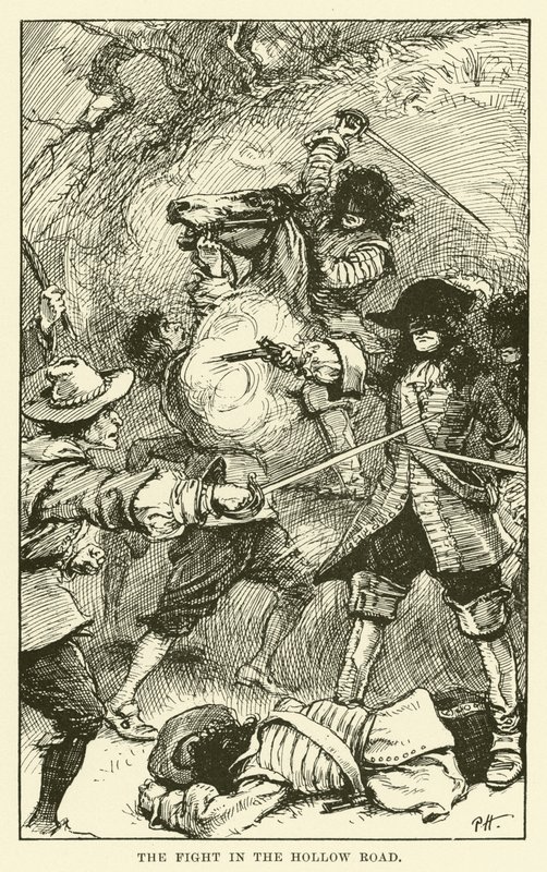 La pelea en el camino hueco de Paul Hardy