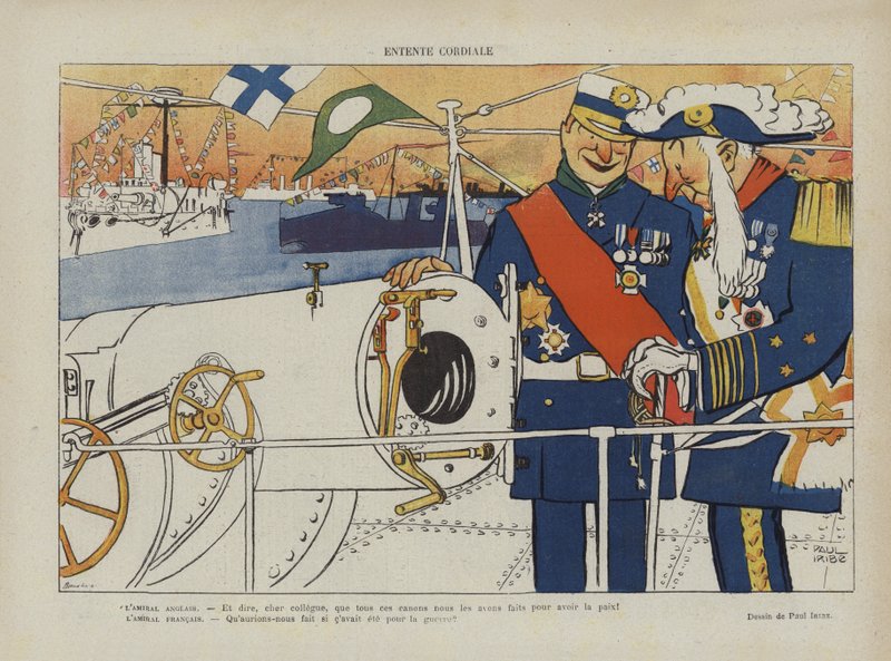 Entente Cordiale. Ilustración para Le Rire de Paul Iribe