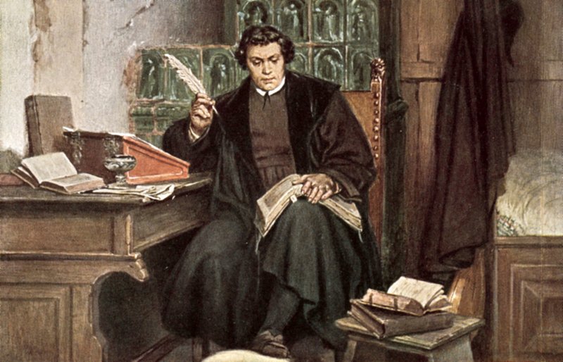Martín Lutero, mayo de 1521 a marzo de 1522 de Friedrich Paul Thumann