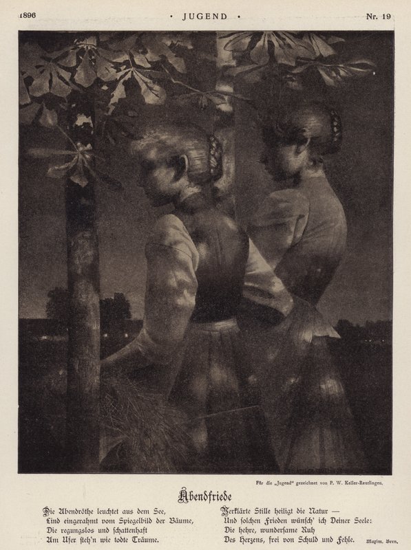 Paz vespertina de Paul Wilhelm Keller Reutlingen