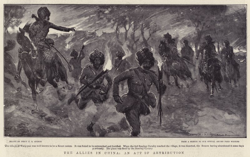 Los aliados en China, un acto de retribución de Percy F.S. Spence