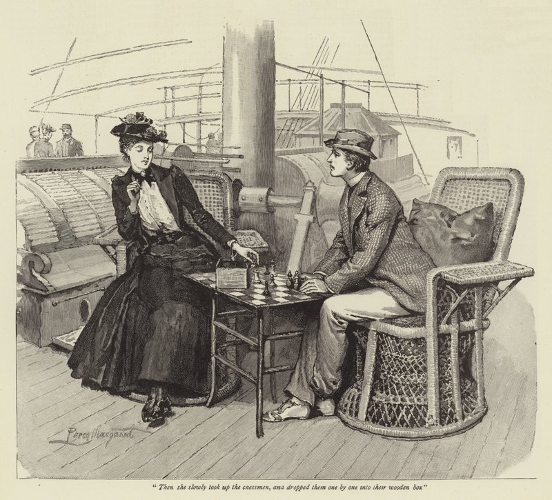 Ilustración para Una Ilusión, por Theresa I Macquoid de Percy Macquoid