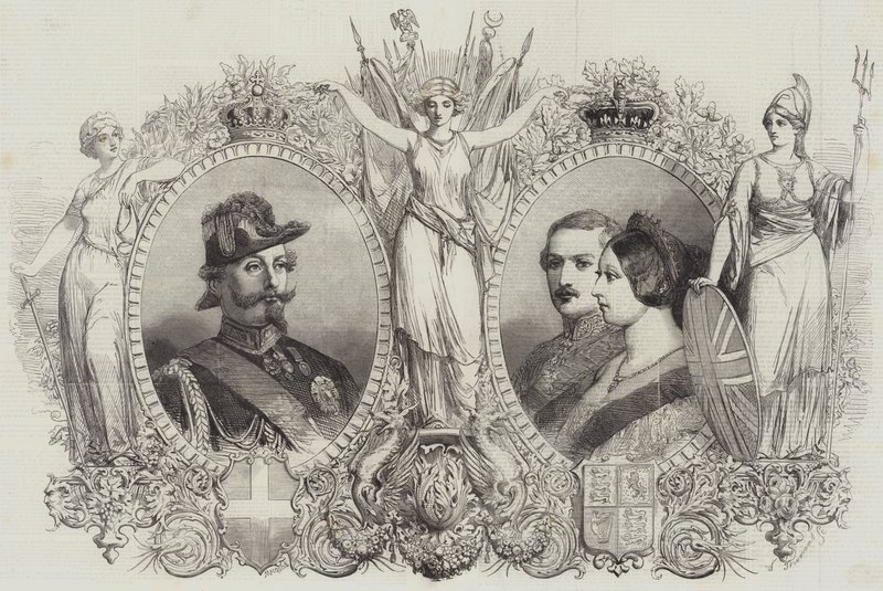 Visita del Rey de Cerdeña de Percy Macquoid