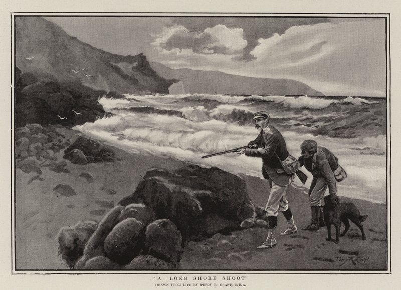 Un largo disparo en la costa de Percy Robert Craft