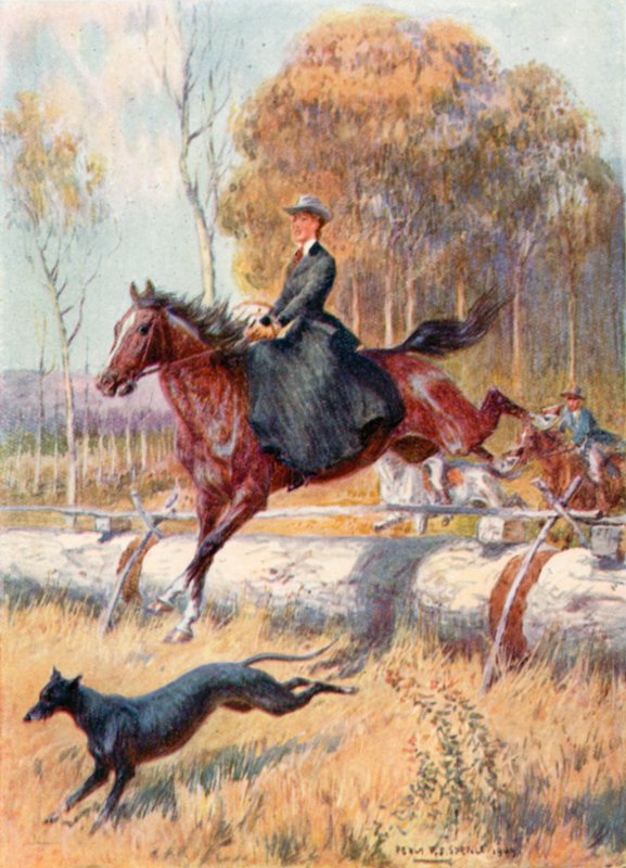 Caza de canguros de Percy F.S. (after) Spence