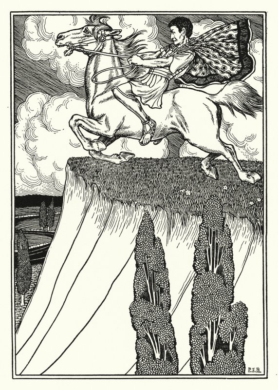 La muerte de Antíoco Vencedor (litografía) de Percy James Billinghurst