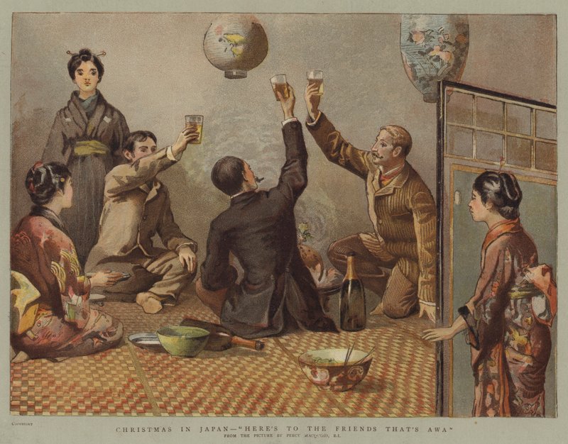 Navidad en Japón, Aquí están los Amigos que se Fueron de Percy Macquoid