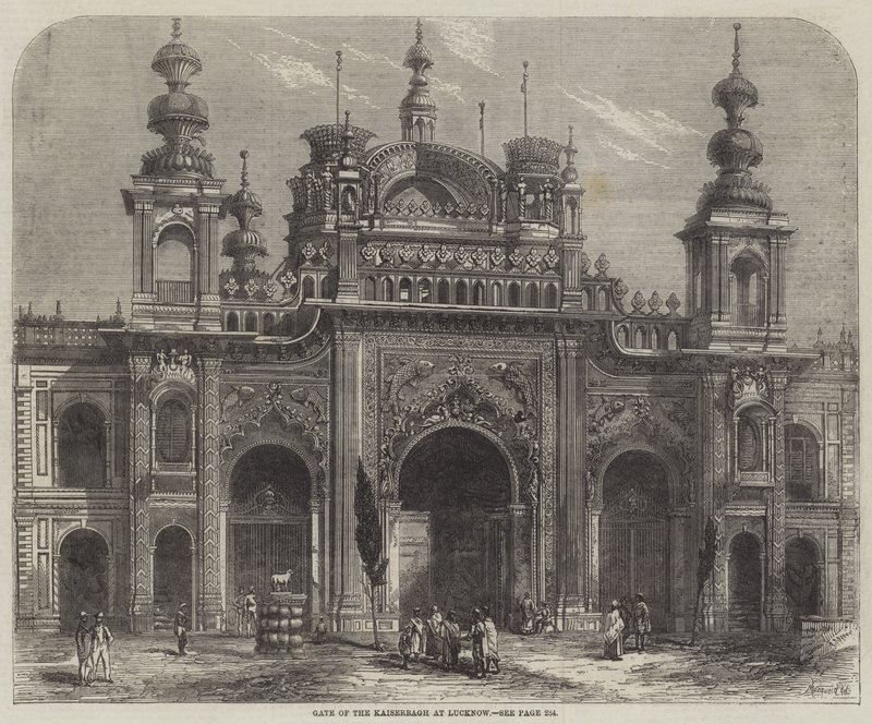 Puerta del Kaiserbagh en Lucknow de Percy Macquoid