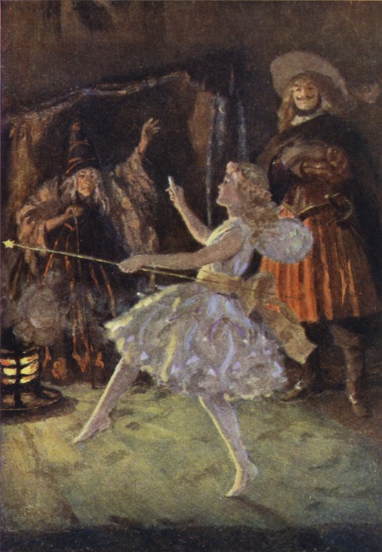 Ilustración para Mujercitas de Louis M Alcott (litografía en color) de Percy Tarrant