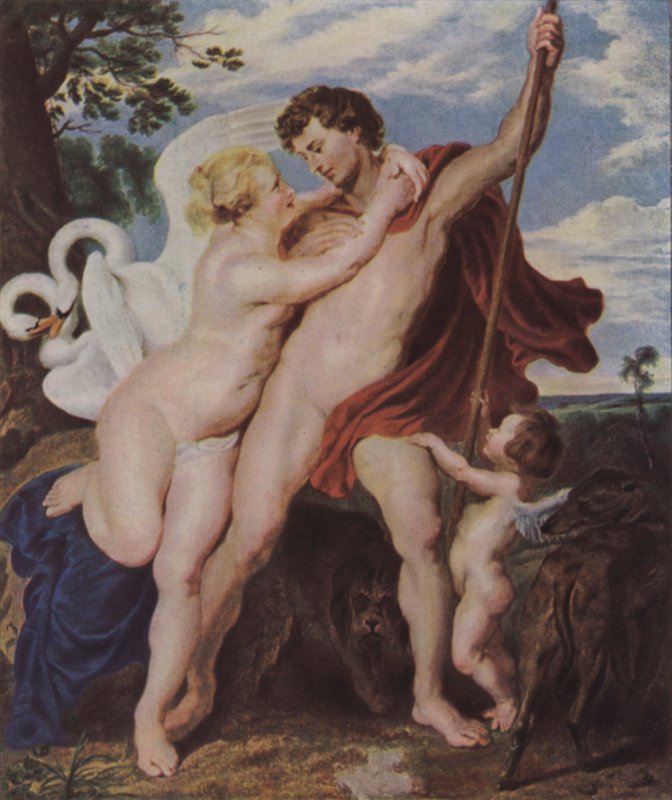 Venus y Adonis de Peter Paul Rubens