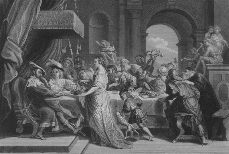 La muerte de Juan el Bautista de Peter Paul after Rubens