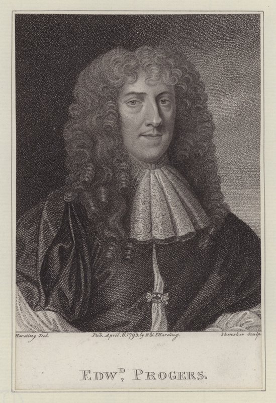 Edward Progers, ayuda de cámara del Rey Carlos II de Peter (after) Lely