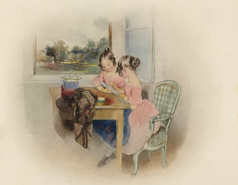 Princesas María y Carolina de Liechtenstein de Peter Fendi