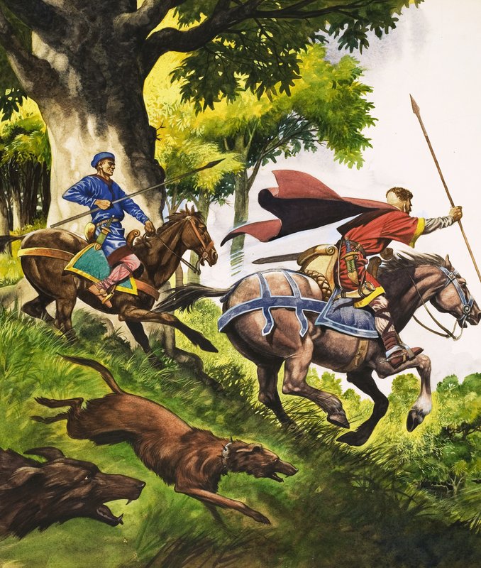 Caza en tiempos de Guillermo el Conquistador de Peter Jackson