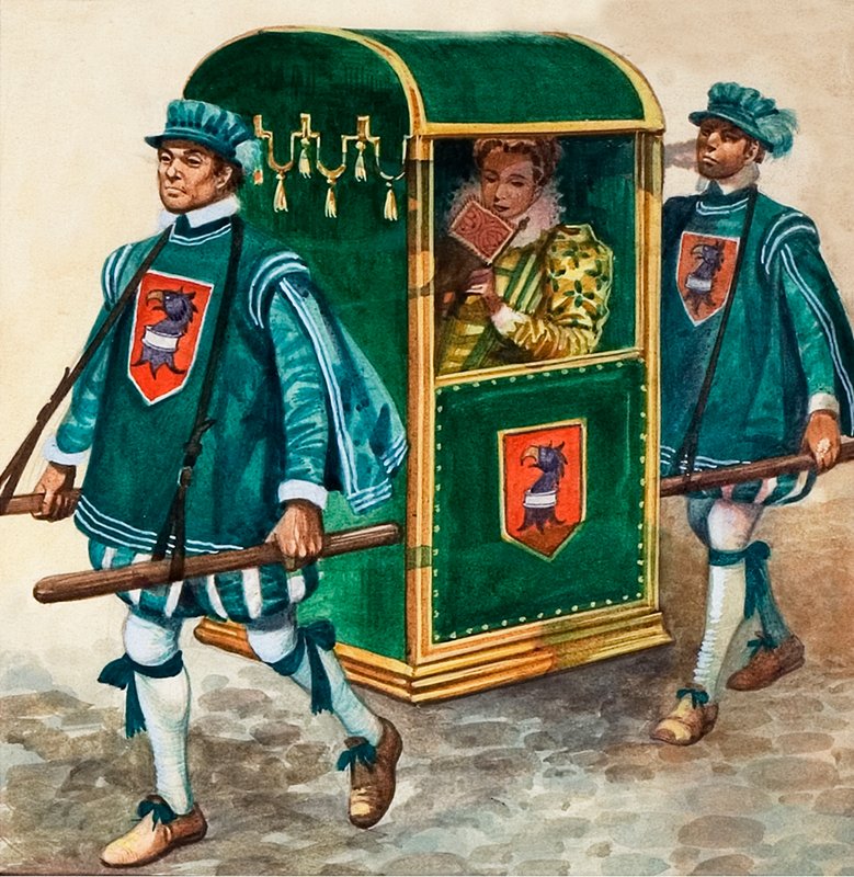 Dama en una silla de manos de Peter Jackson