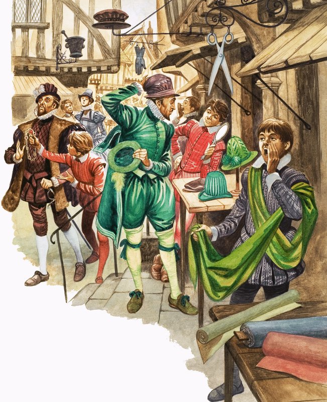 Érase una vez... comerciantes y vendedores ambulantes en la era Tudor de Peter Jackson