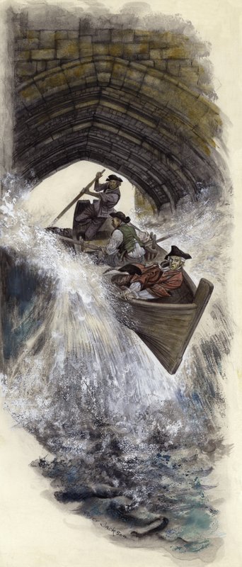 Disparando el Puente de Londres Antiguo de Peter Jackson