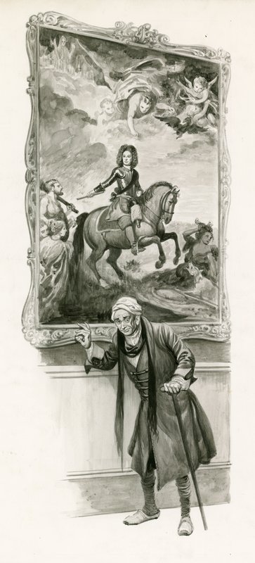 El Duque de Marlborough como un anciano de Peter Jackson