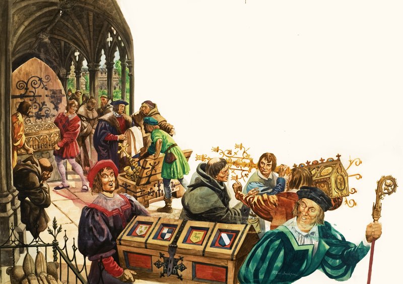 La maravillosa historia de Gran Bretaña: El rey Enrique y los monasterios de Peter Jackson