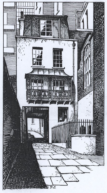 La vieja casa de vigilancia en Strand Lane de Peter Jackson