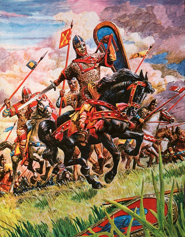 Guillermo el Conquistador en la batalla de Hastings de Peter Jackson